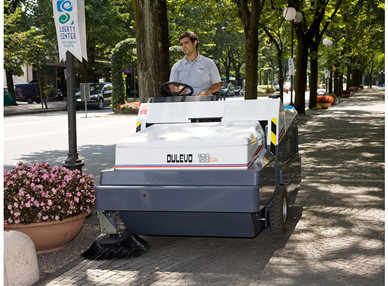 Dulevo 120 Elite sweeper of driving type